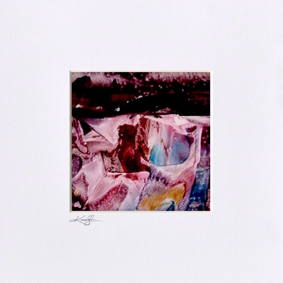 Encaustic Painting, Abstract Kathy Morton Stanion - Encaustic Abstract 6 - Picture 1 of 4